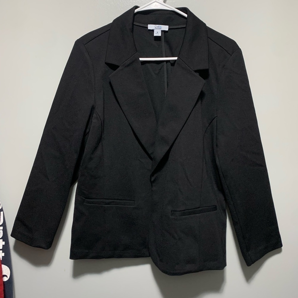 Croft&Barrow women’s lightweight (M) black blazer